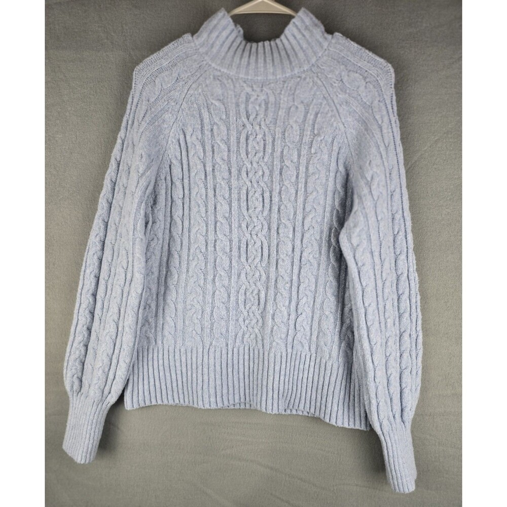 Rachel Zoe Cable Knit‎ Sweater Women Medium Soft Cozy Minimalist Casual